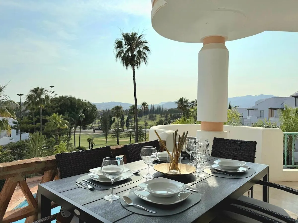 Gran Terraza Soleada Con Piscina En Mijas Golf Appartement Santa Fe de los Boliches
