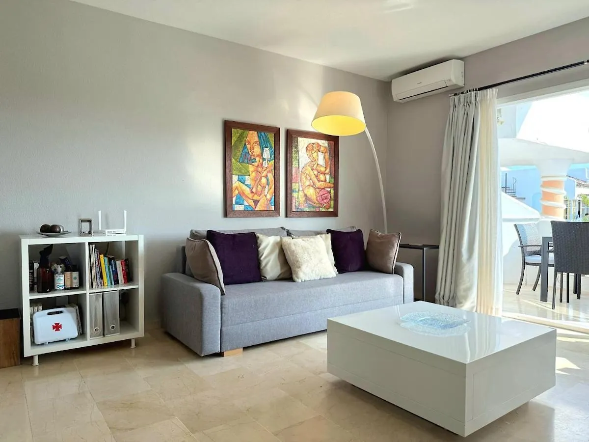 Gran Terraza Soleada Con Piscina En Mijas Golf Appartement Santa Fe de los Boliches